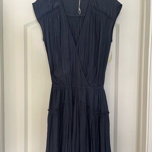 Ramy Brook Navy Midi Dress